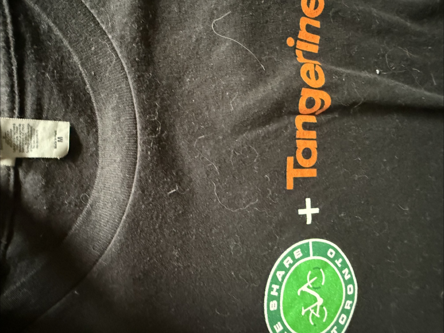 Bike Share Toronto + Tangerine T-shirt - Size M - photo 2