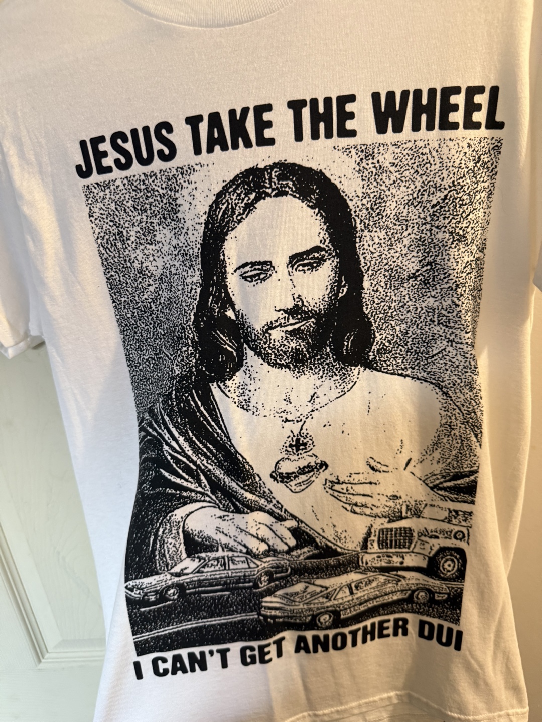 Jesus Take The Wheel Tee - NEVER WORN - photo 2