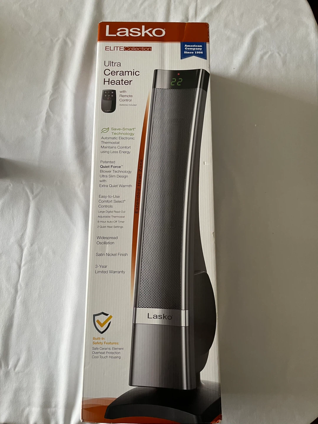 Lasko Elite Collection Ultra Ceramic Heater