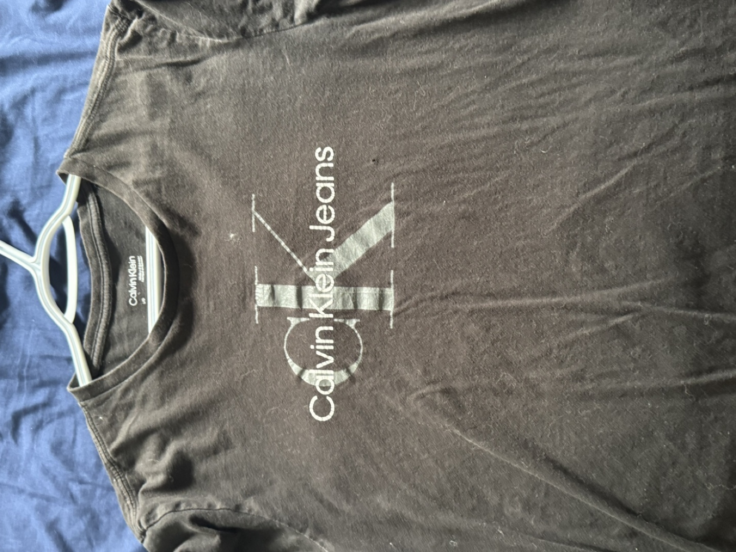 Calvin Klein Black T-Shirt - Size L