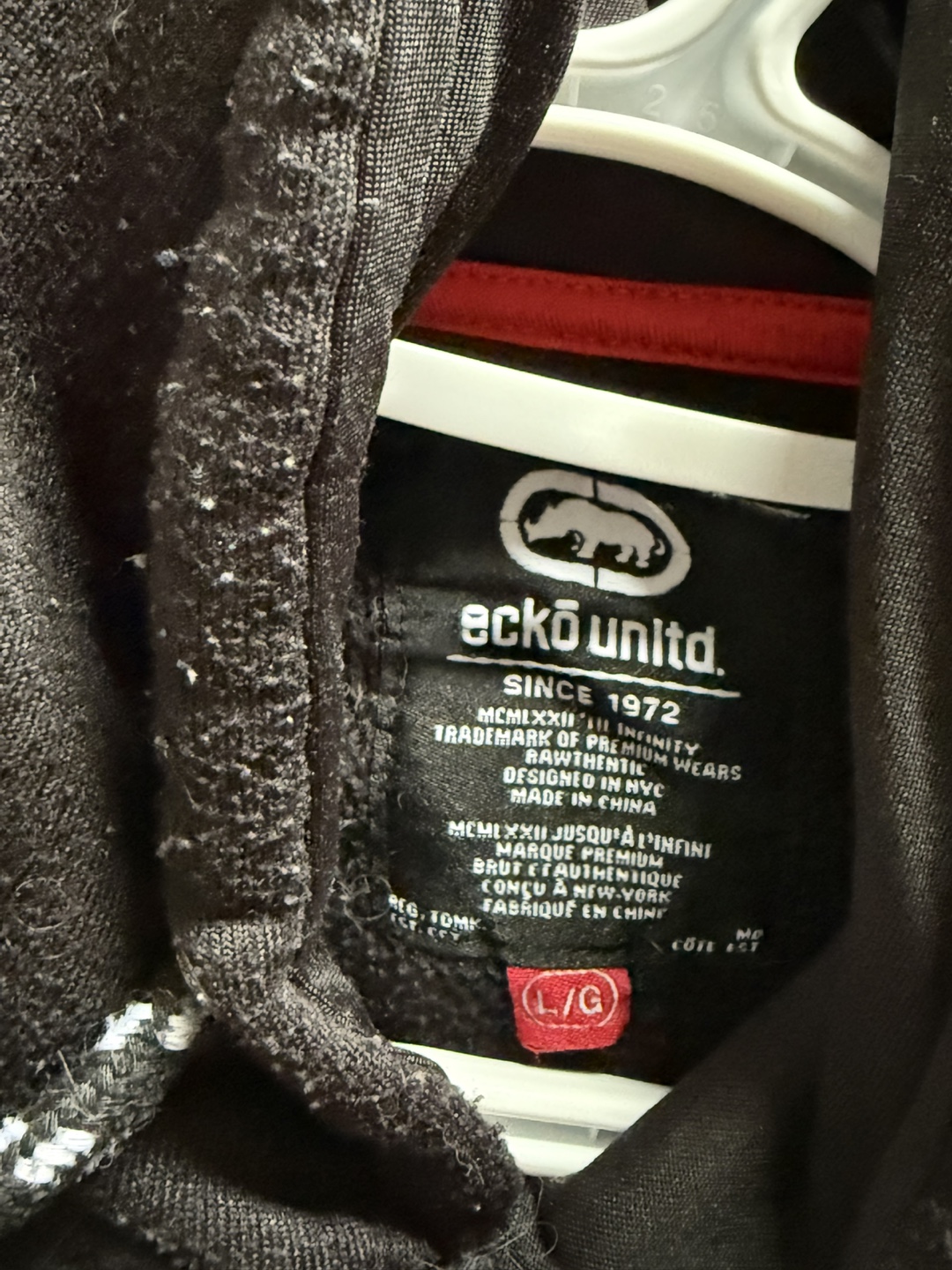 Ecko Unltd. Black Hoodie - Size L/G - photo 3