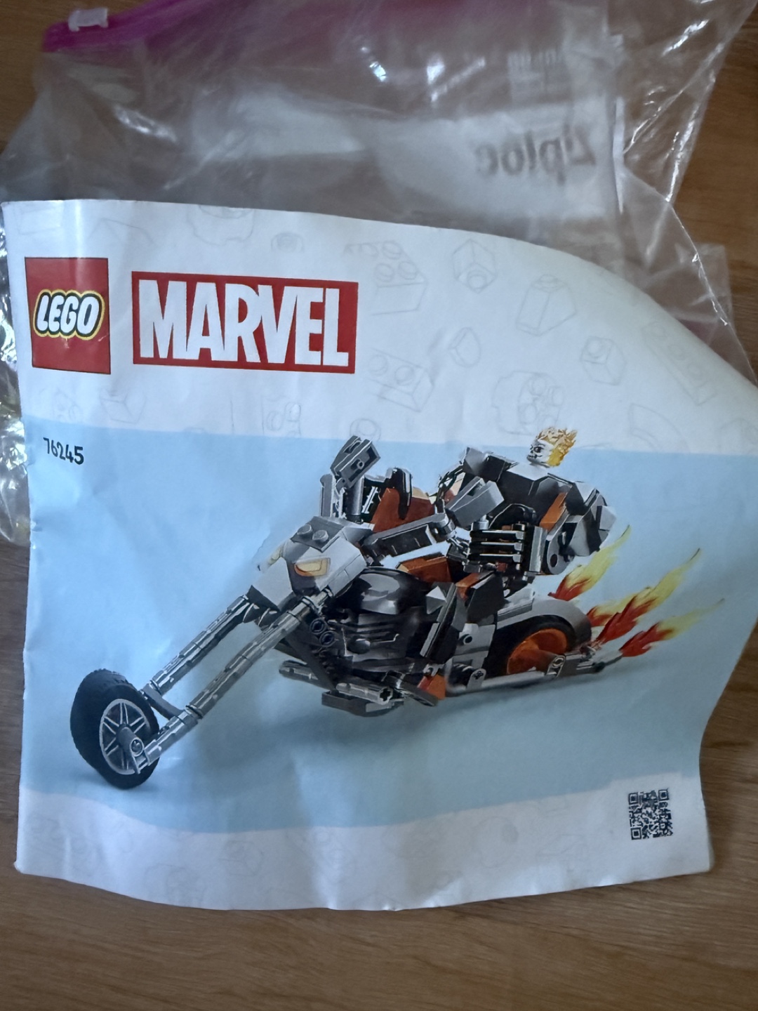 LEGO Marvel Ghost Rider Motorcycle 76245
