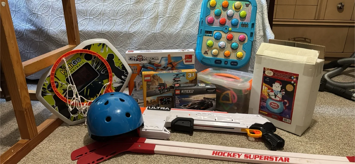 Mixed Toys - Kidigo Basketball, Lego, Nerf Gun thumbnail