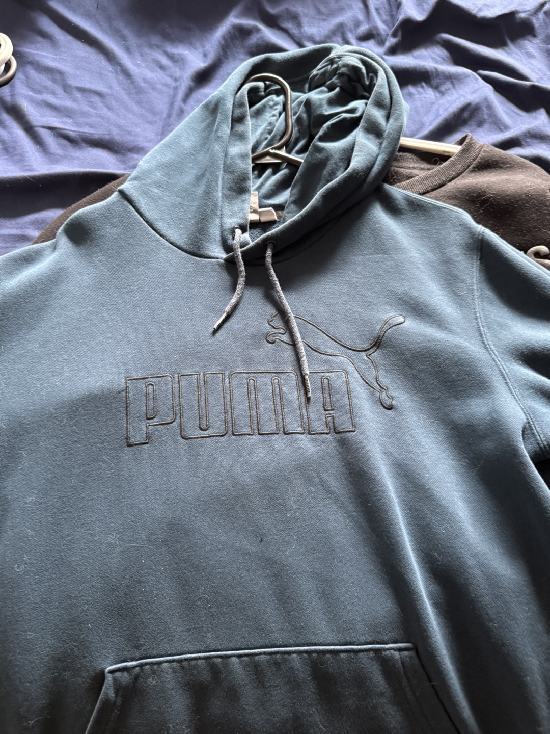 Puma Hoodie - Size L - Blue - photo 3