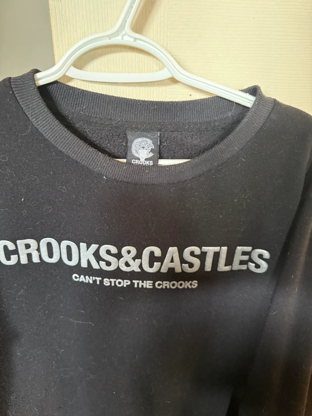Crooks & Castles Black Sweatshirt - Size L thumbnail