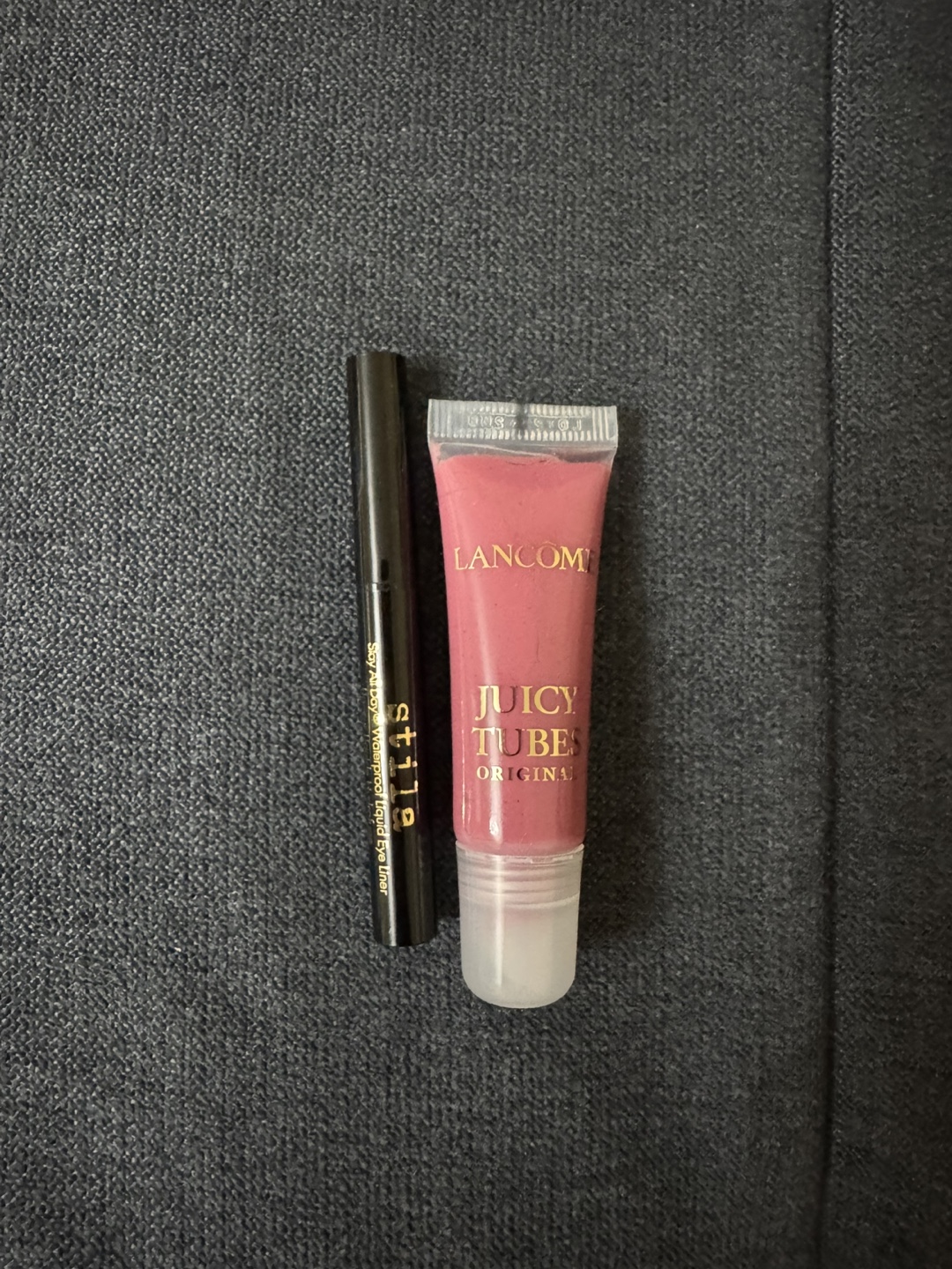 Lancome lip gloss & Stila Eyeliner samples