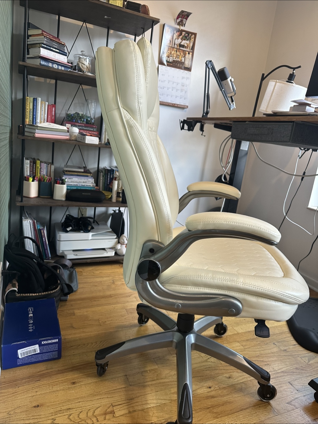 Executive Office Chair - Ivory Leather - photo 4