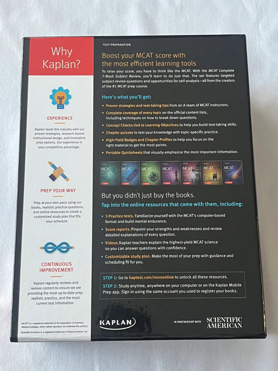 Kaplan MCAT Complete 7-Book Subject Review Set - photo 2