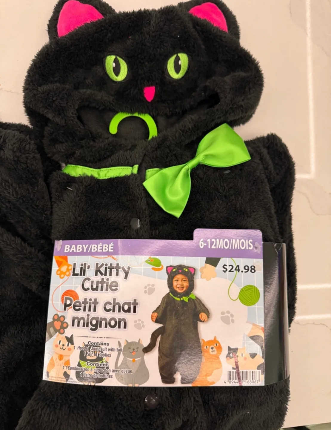 HALLOWEEN COSTUME- LIL' KITTY CUTIE BABY (6-12m) thumbnail
