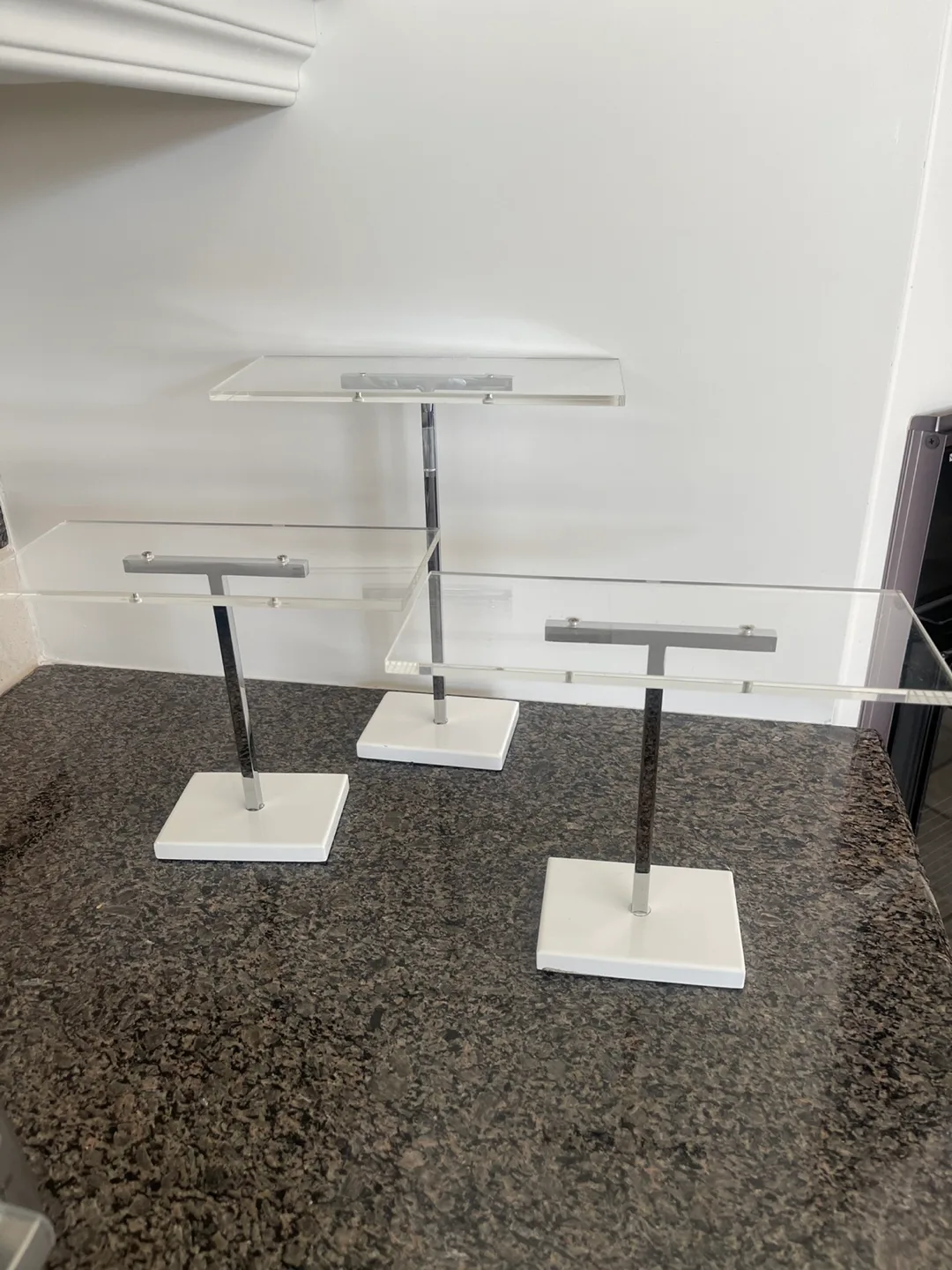 ***SOLD*** Acrylic Display Stands (Set of 3) thumbnail