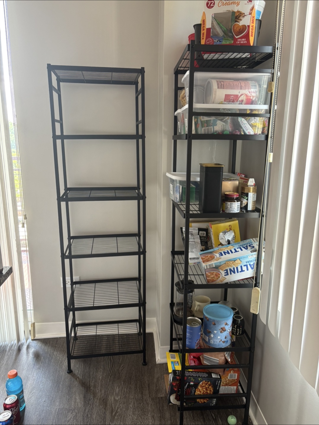 5-Wire Black Metal Shelving Rack - 2x - photo 2
