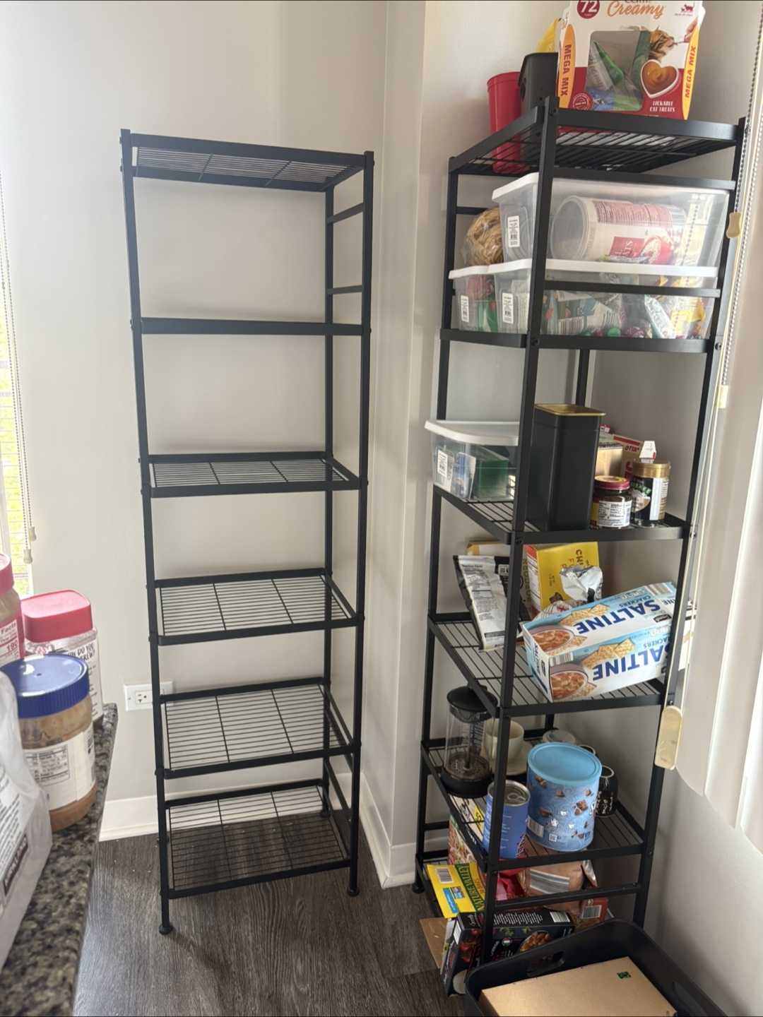 5-Wire Black Metal Shelving Rack - 2x - photo 3