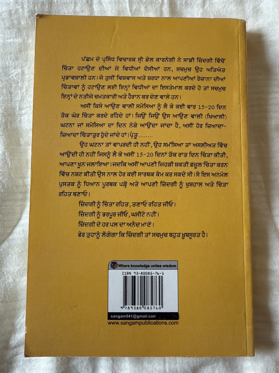 How to Stop Worrying & Start Living (Punjabi) - photo 2