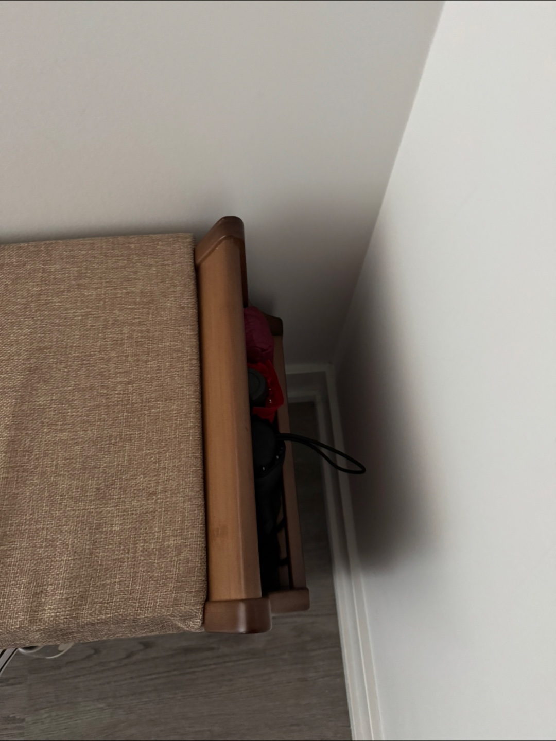 Wooden Entryway Bench with Shoe Storage - photo 4