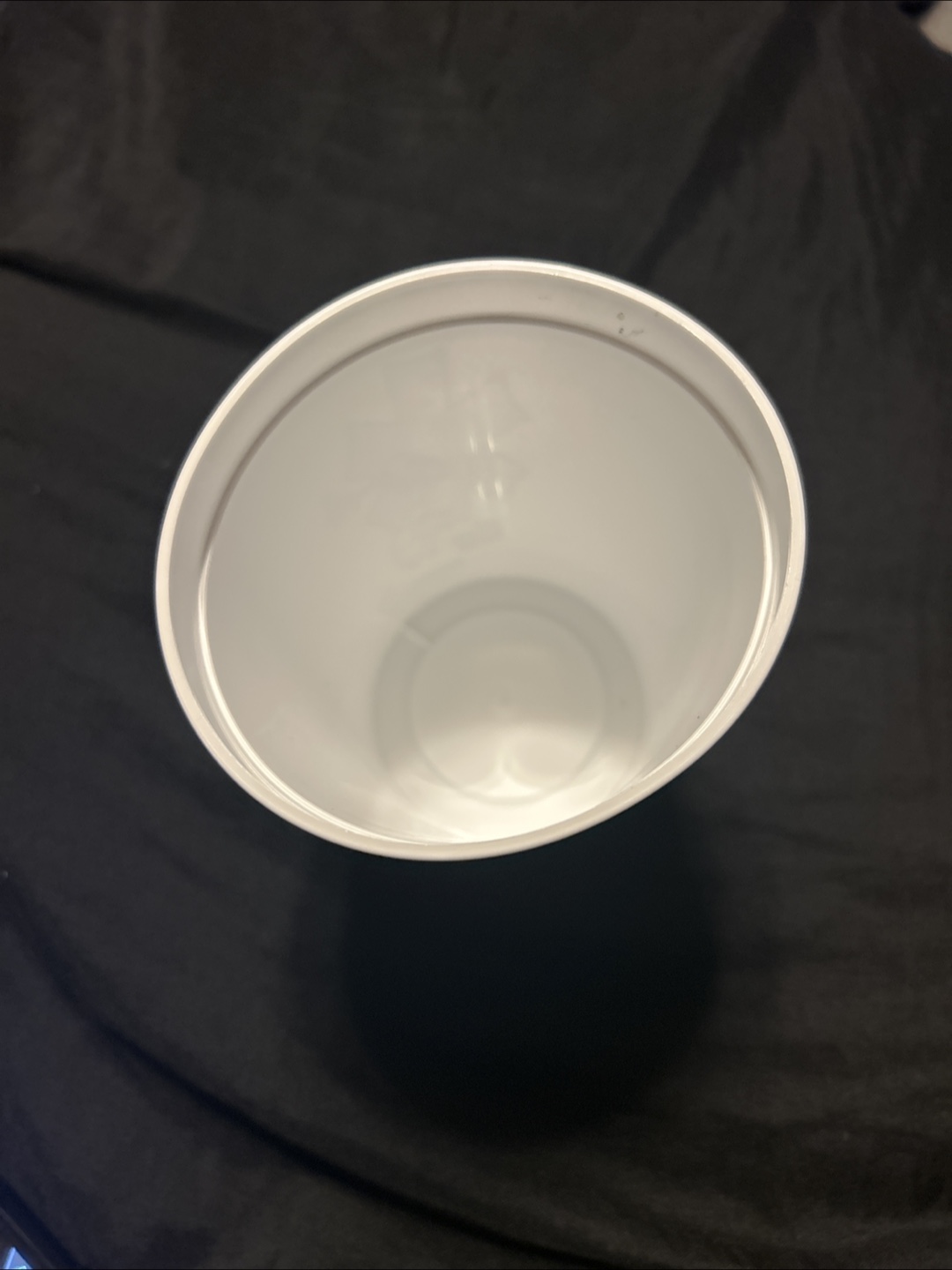 White Plastic Cup
