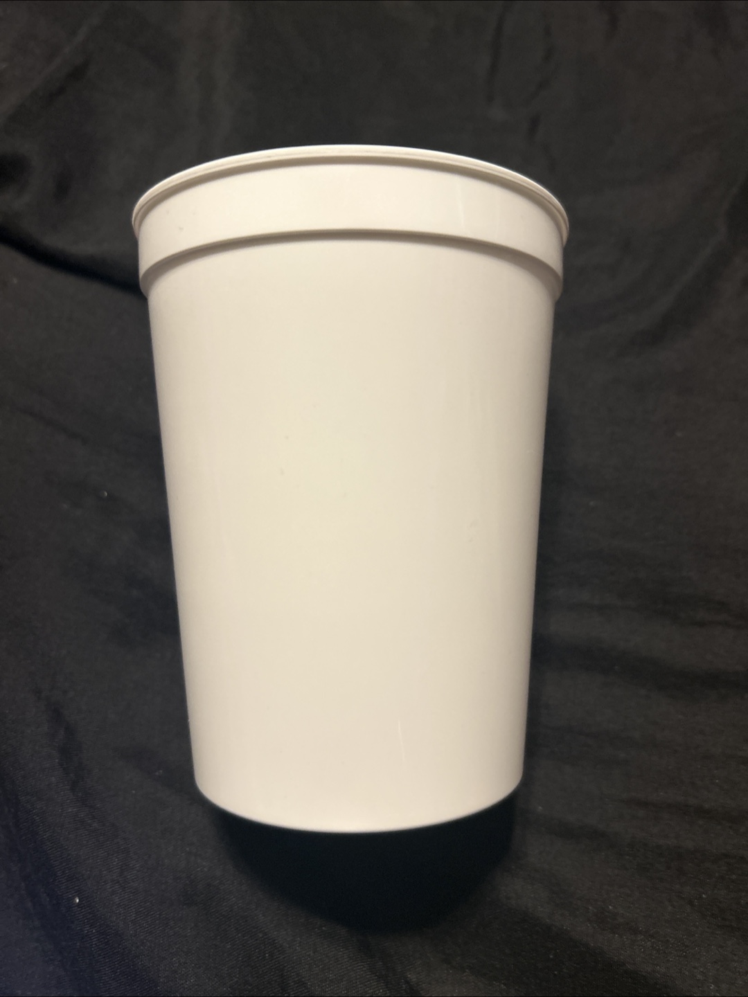 White Plastic Cup - photo 2