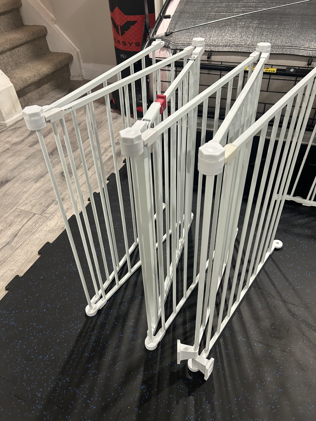 White Expandable Baby Gate
