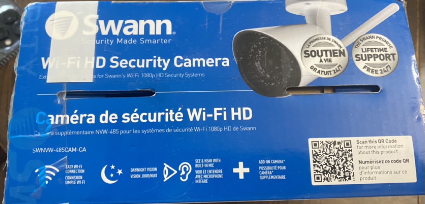 Swann Wi-Fi HD Security Camera - New - photo 3