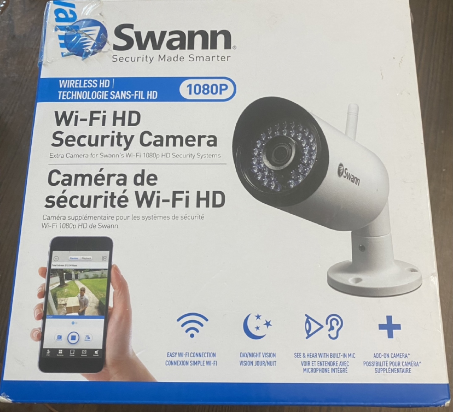 Swann Wi-Fi HD Security Camera - New