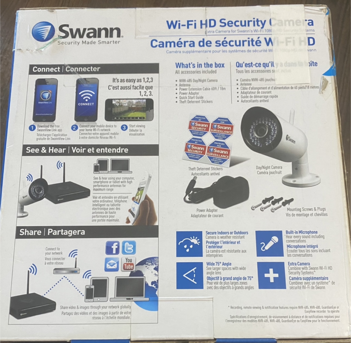 Swann Wi-Fi HD Security Camera - New - photo 2