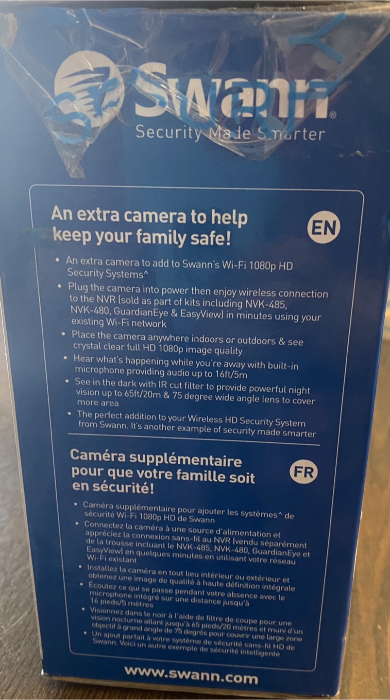 Swann Wi-Fi HD Security Camera - New - photo 5