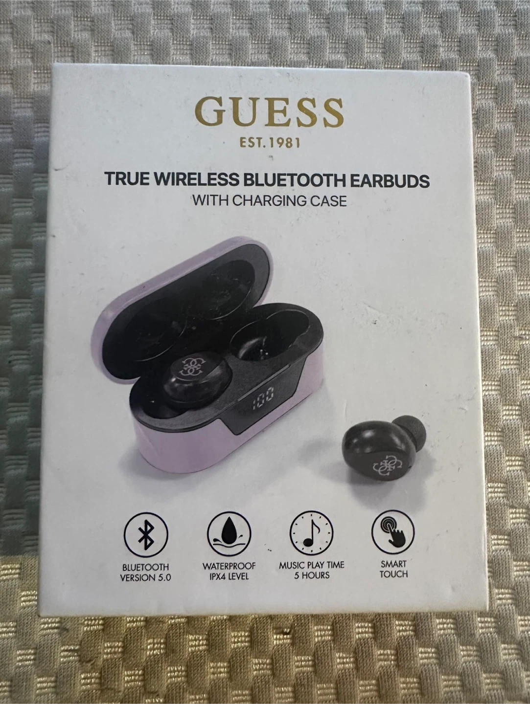New Guess True Wireless Bluetooth Earbuds