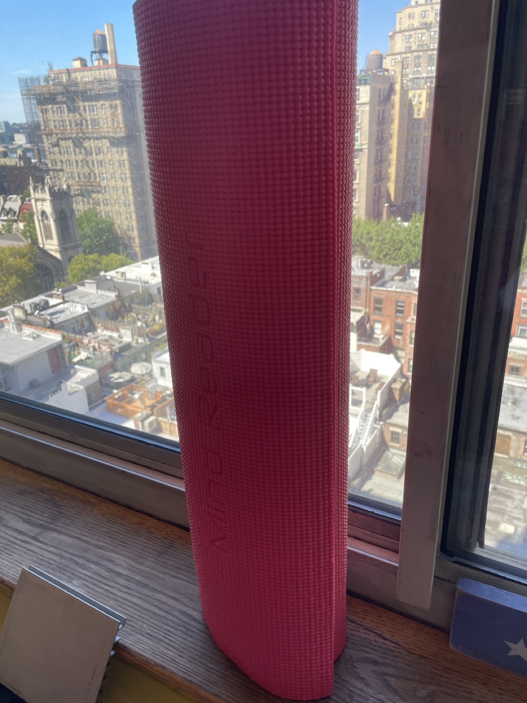 Mind Reader Pink Yoga Mat