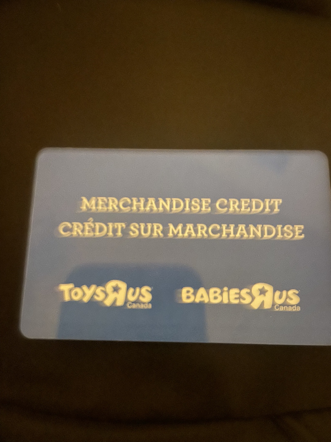 Toys'R'Us Babies'R'Us Gift Card