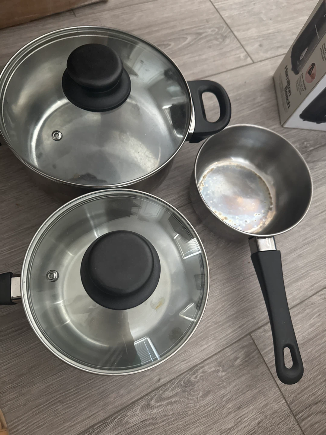 Hamilton Beach Stainless Steel Cookware Set