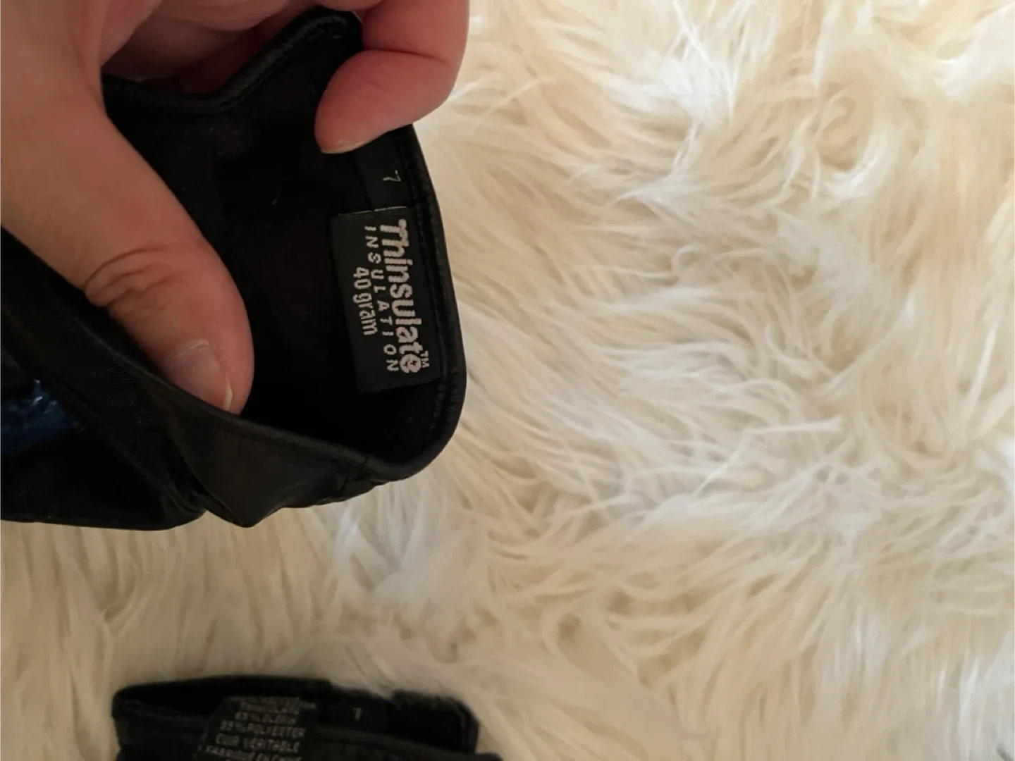 Jessica Black Gloves - Size 7 image indicator(3)