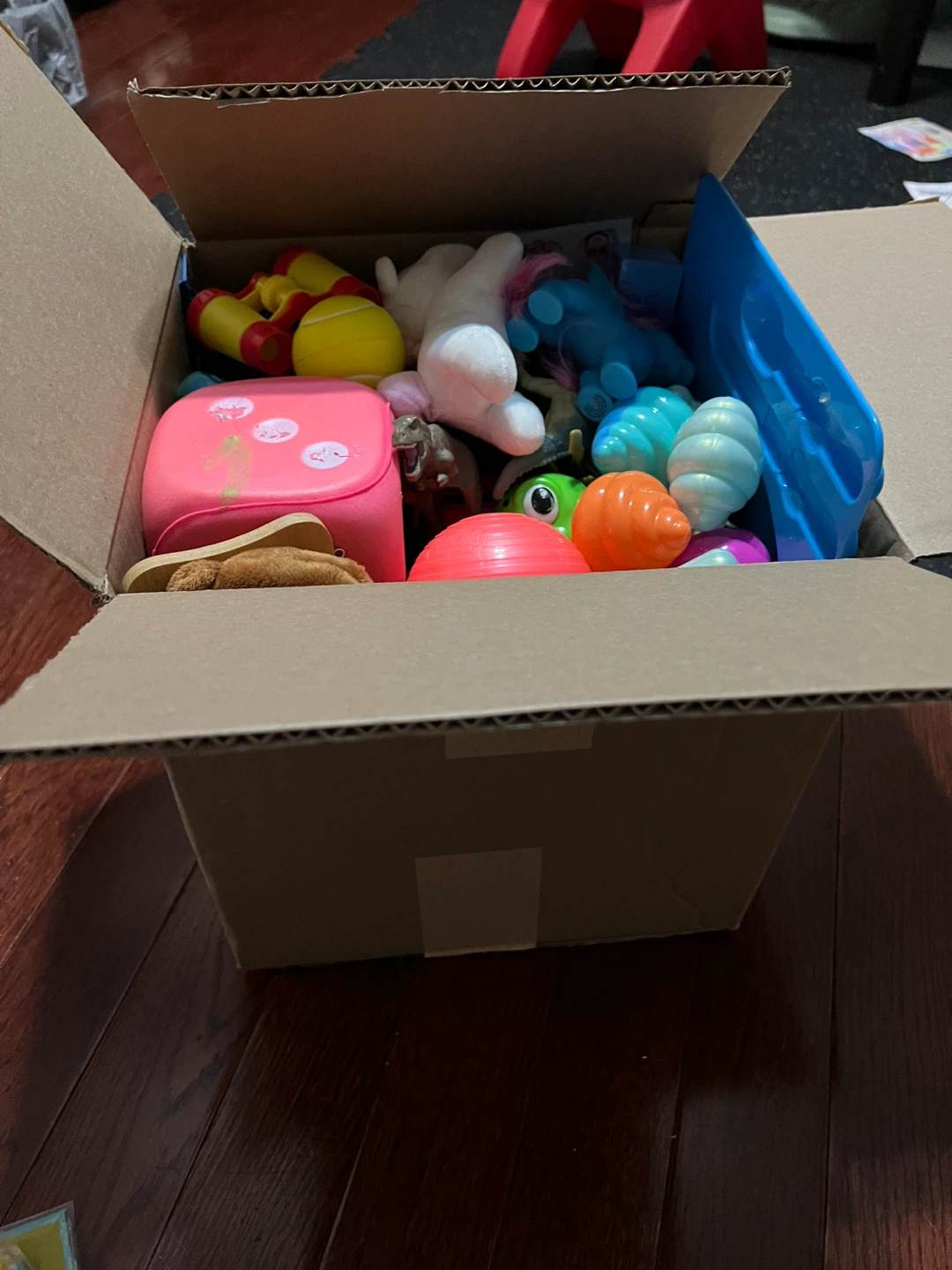 Box of Assorted Toys #freecycle