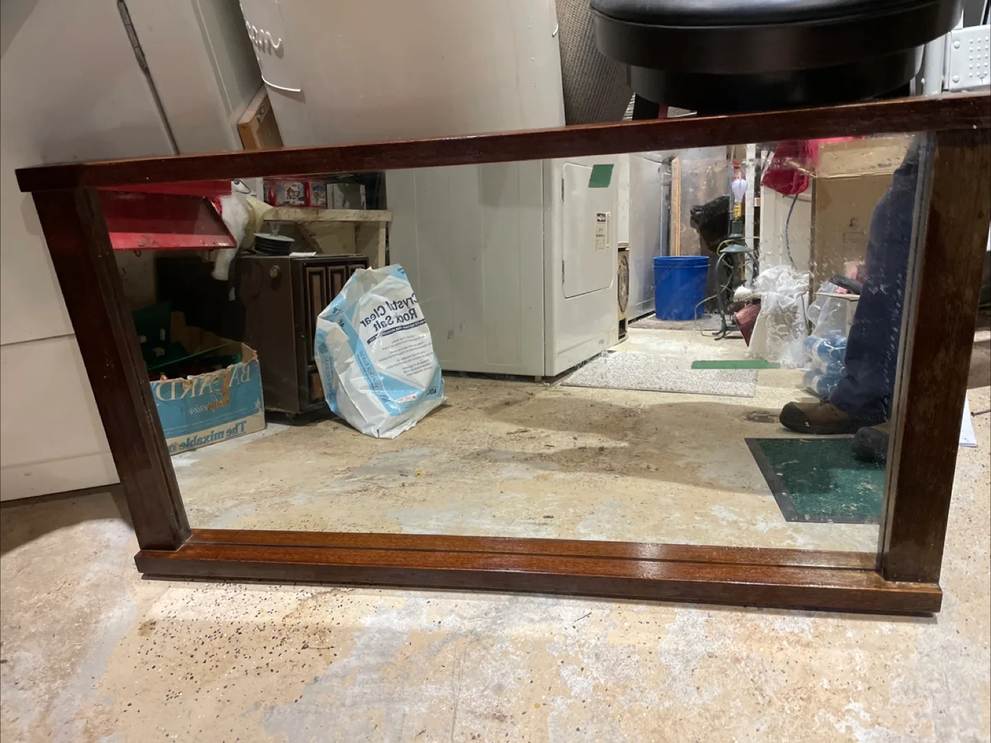 Wood Framed hallway  Mirror thumbnail