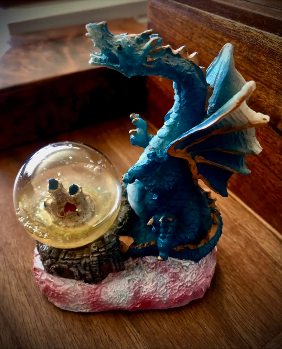 Blue Dragon Snow Globe thumbnail
