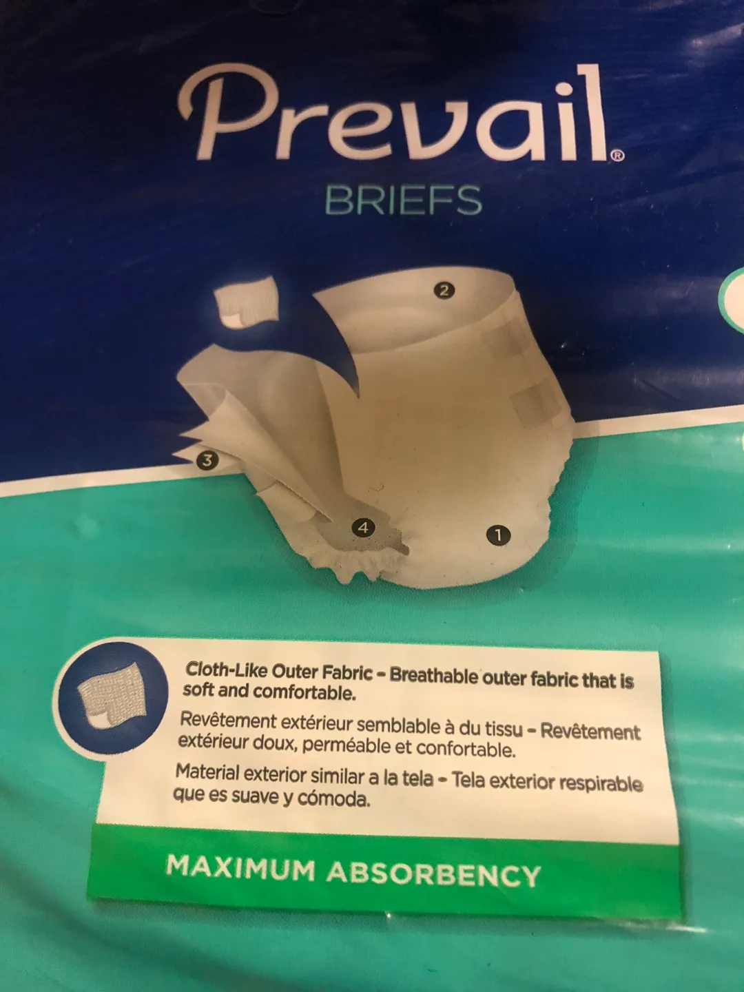 Prevail Adult Briefs - Small (16 Count) image indicator(2)