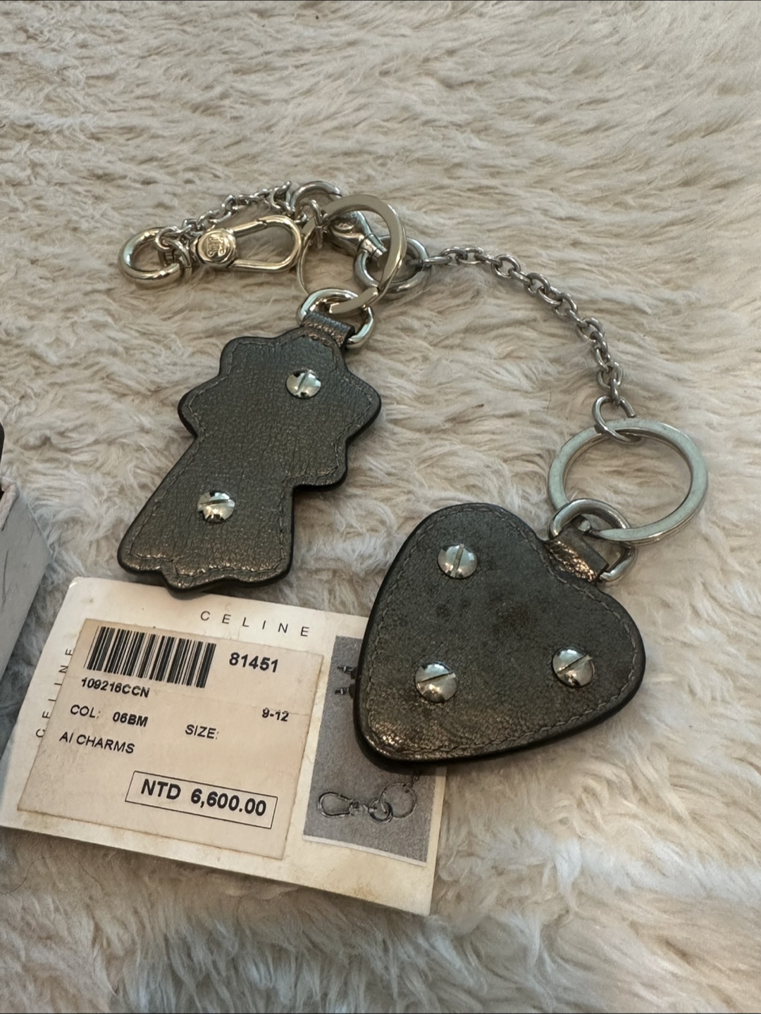 Authentic Celine Charms Keyring - photo 2