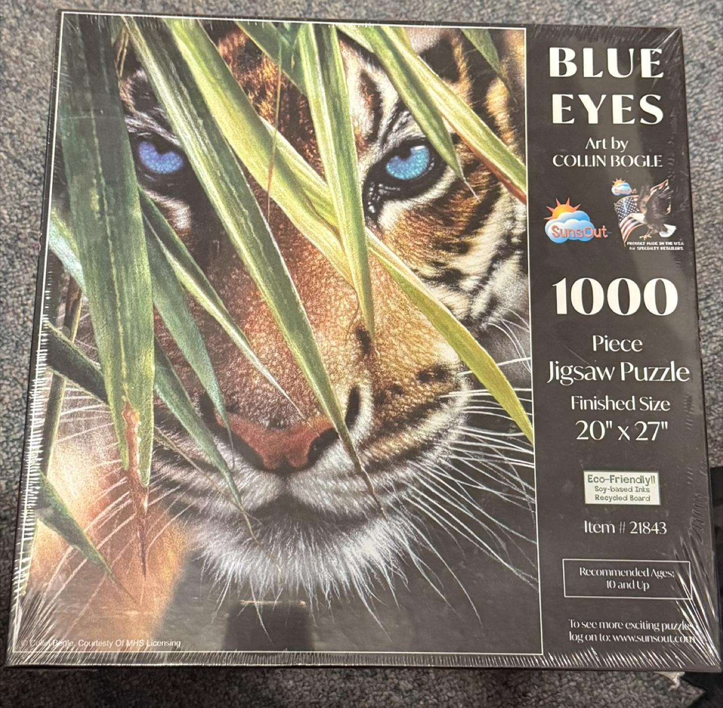 Sunout Blue Eyes Jigsaw Puzzle - New