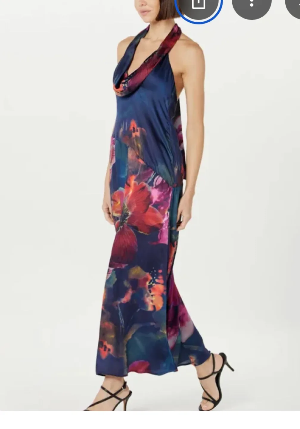 The Drop Floral Print Maxi Dress - Size M image indicator(3)