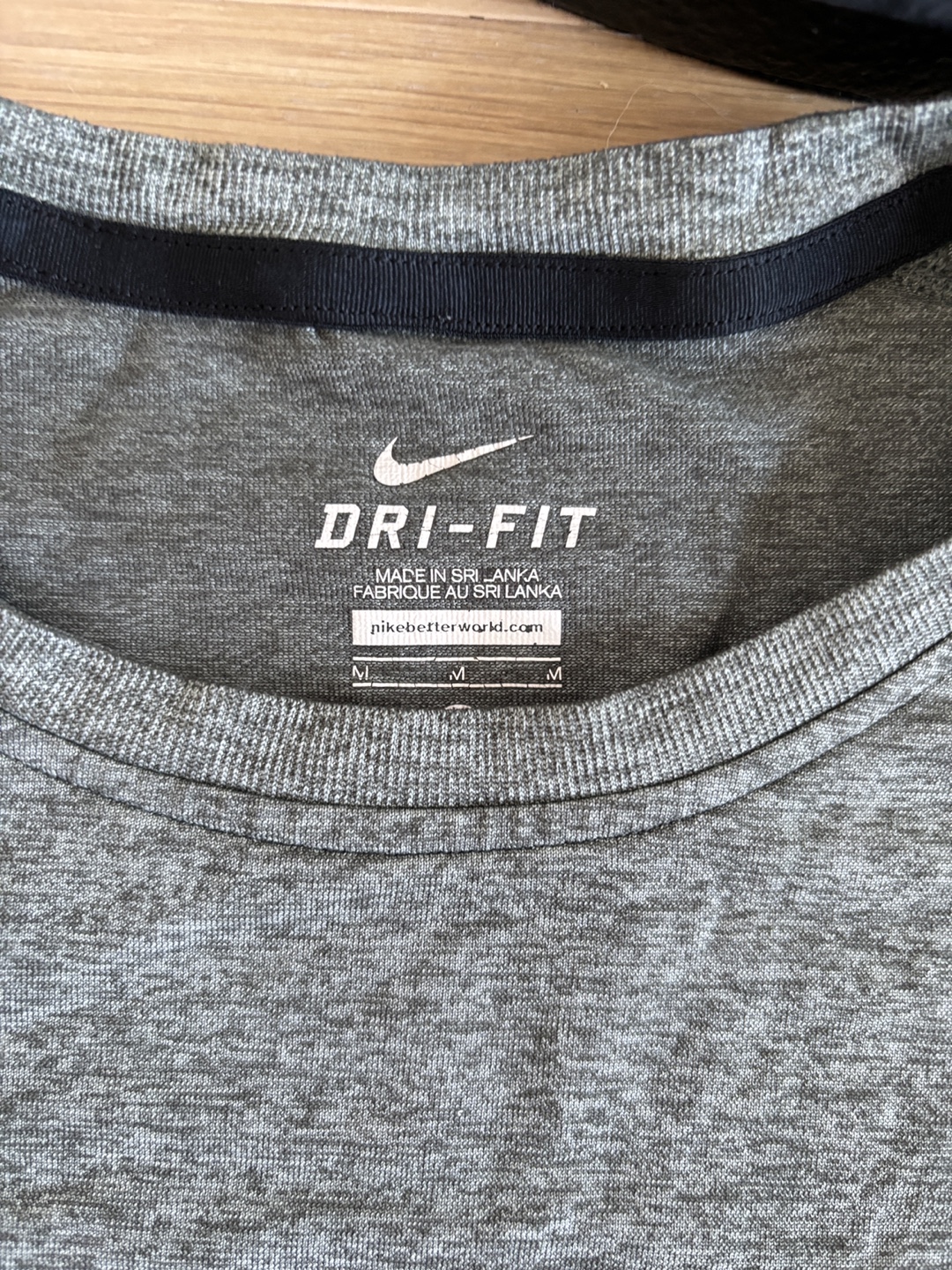 Nike Dri-FIT Gray Long Sleeve Shirt - Size M - photo 2