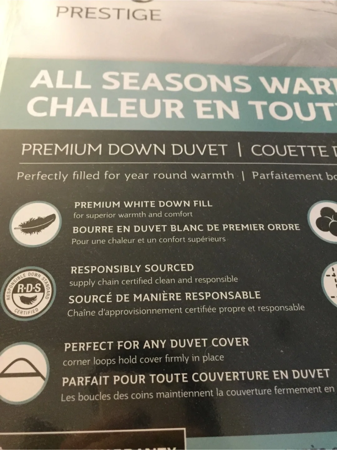 Sealy All Season 600 Fill Power Down Duvet image indicator(5)