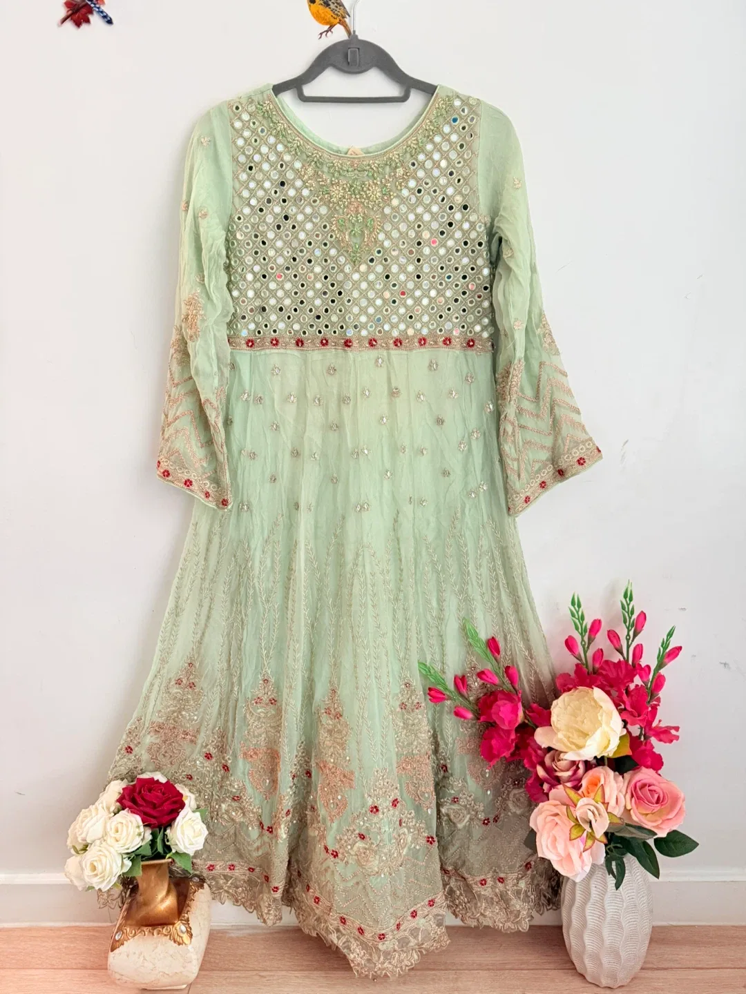 Green Embellished Dress thumbnail
