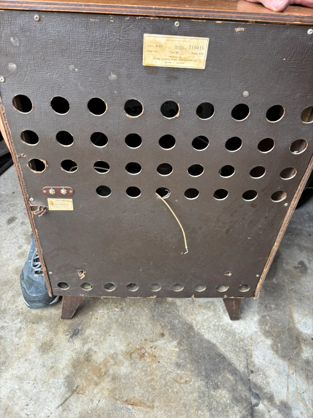 Vintage  Radio Phonograph Combo image indicator(7)