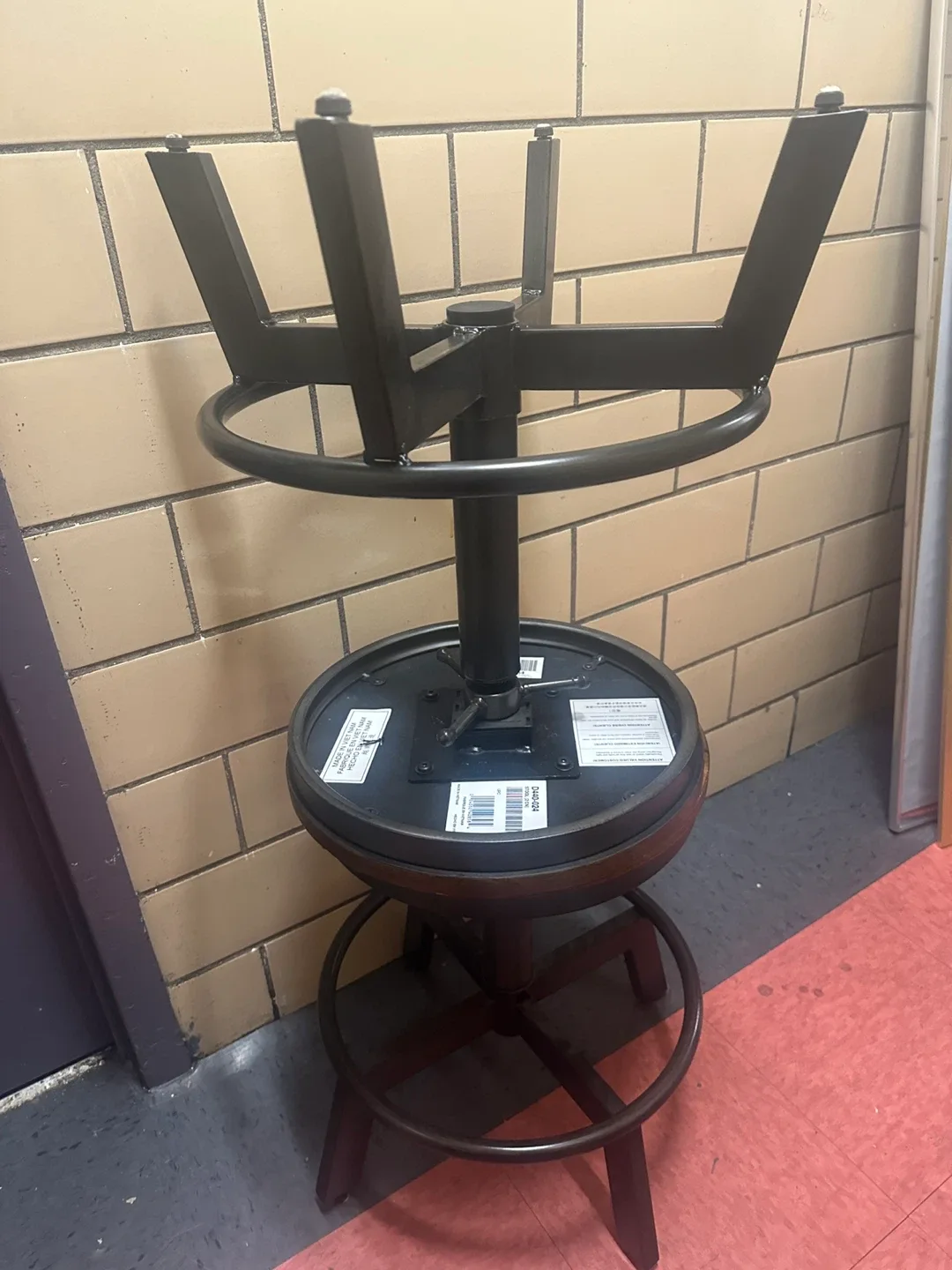 Industrial Bar Stool - Adjustable Height image indicator(3)