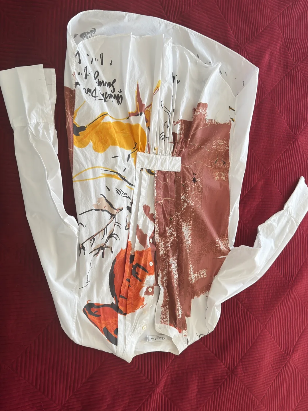 Christian Dior Sauvage Print Blouse thumbnail