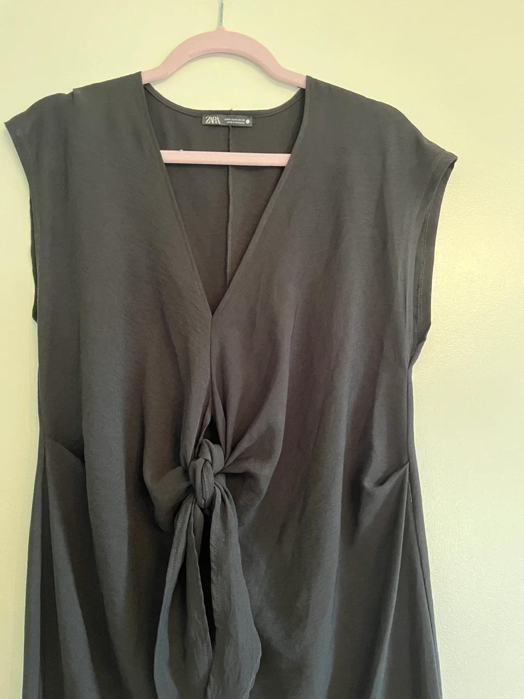 Zara Black Twist Knot Midi Dress image indicator(5)