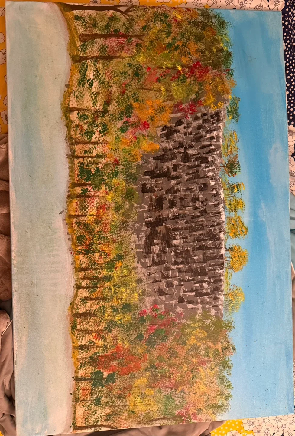 Landscape Painting (Bear Mountain inspired) thumbnail
