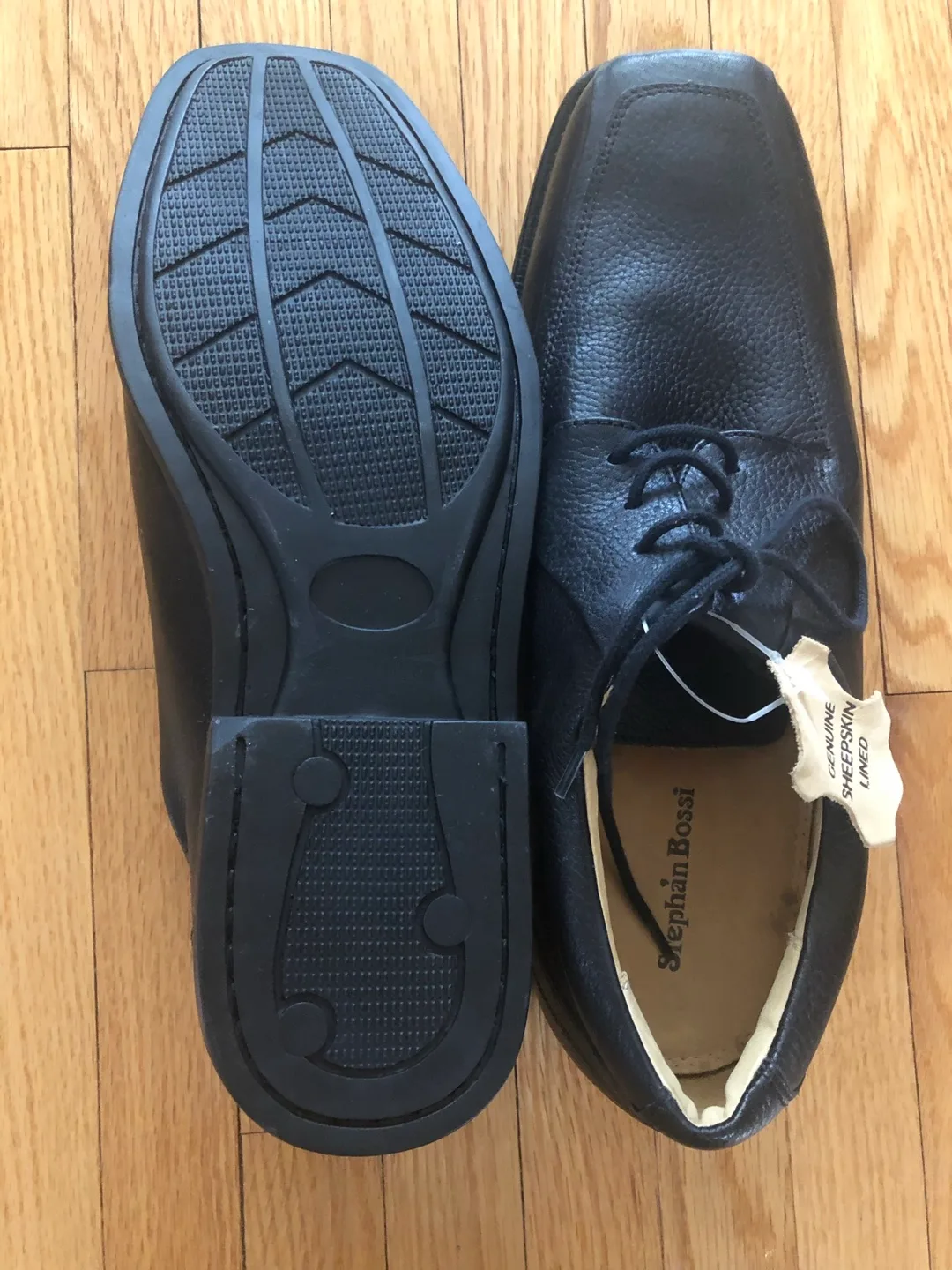 Stephan Bossi Black Leather Dress Shoes image indicator(2)