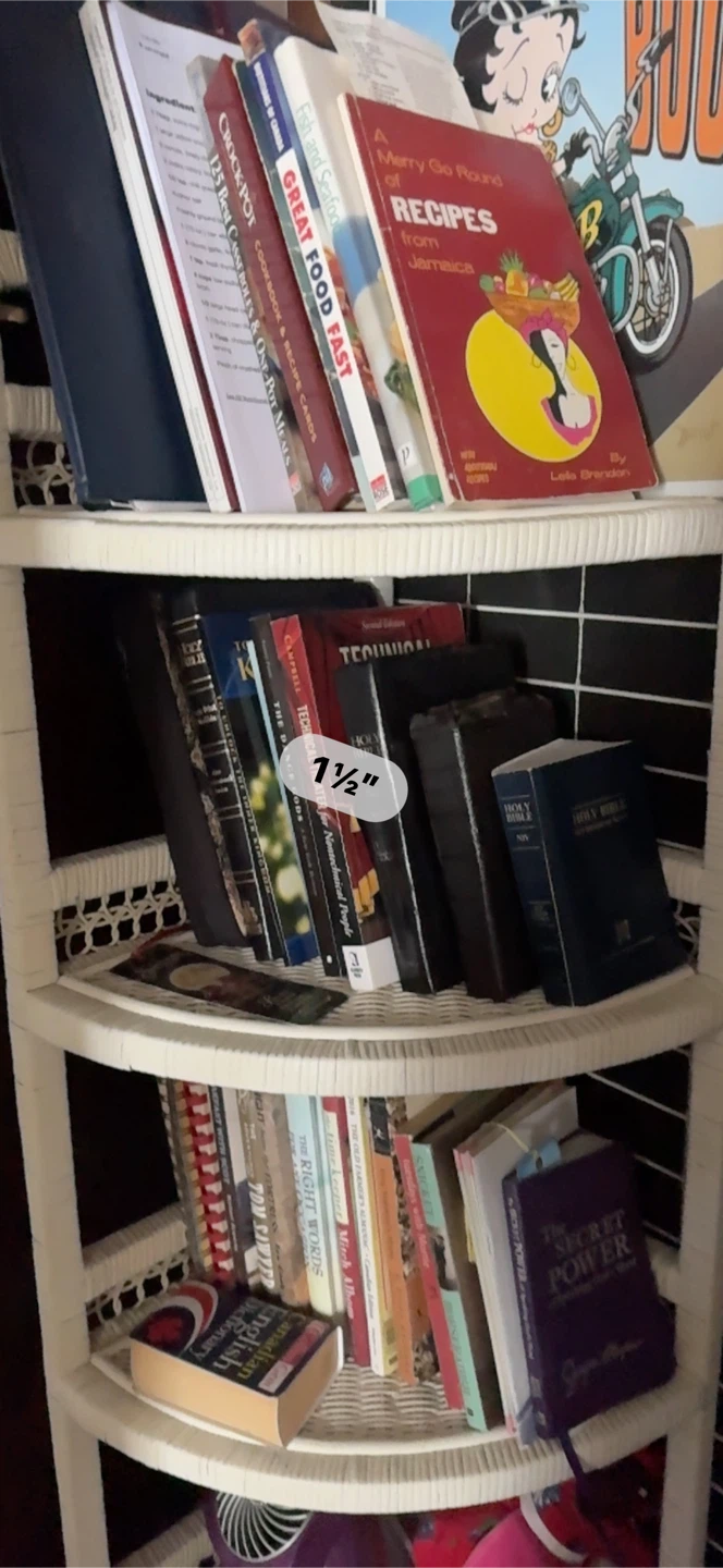 Wicker Corner Shelf Unit - photo 2