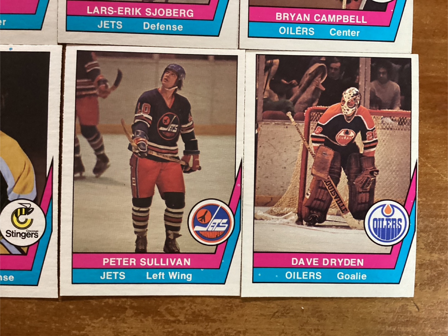 8. 1977-78 OPC WHA Cards #’s18,19,21,22,23,24,27 & 28 ! - photo 5