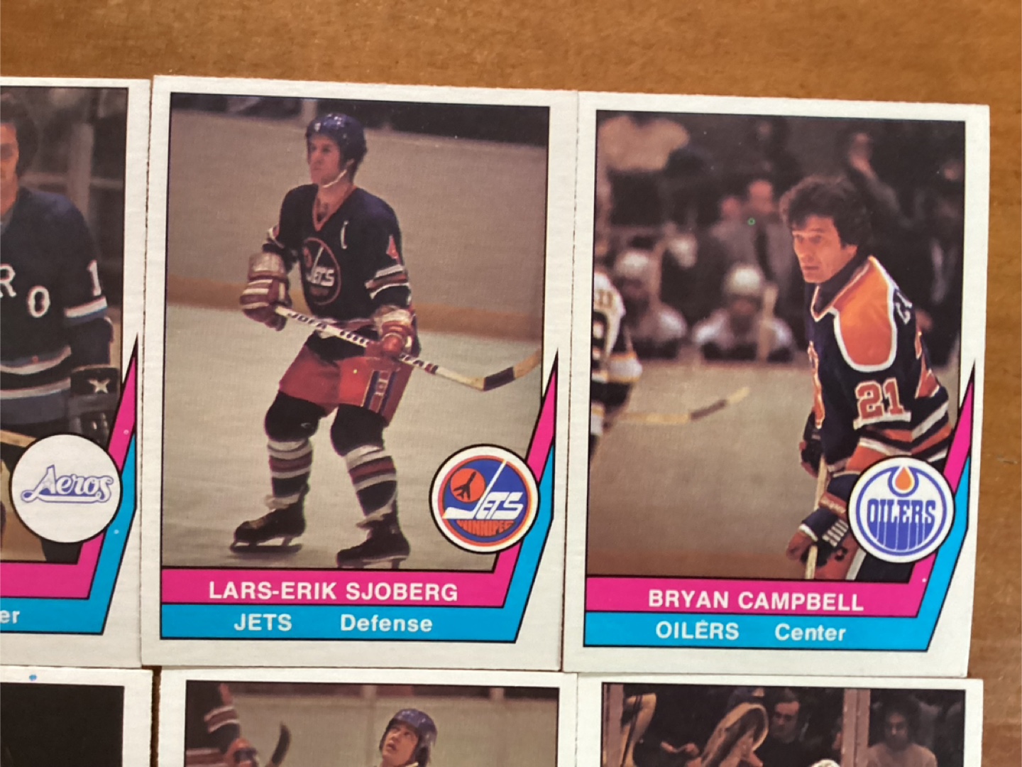 8. 1977-78 OPC WHA Cards #’s18,19,21,22,23,24,27 & 28 ! - photo 3