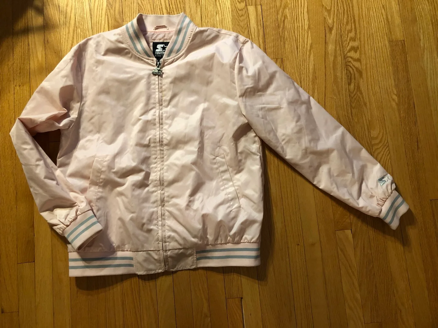 Starter Bomber Jacket - Pale Pink thumbnail